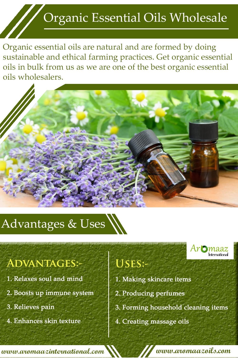 Organic Essential Oils Wholesale – Aromaazoils